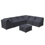 Keyala Rattan Sectional Seating Group Cover
