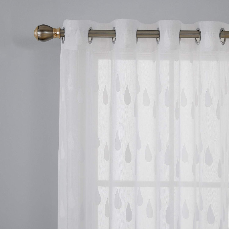 Raynia Semi Sheer Curtain Pair