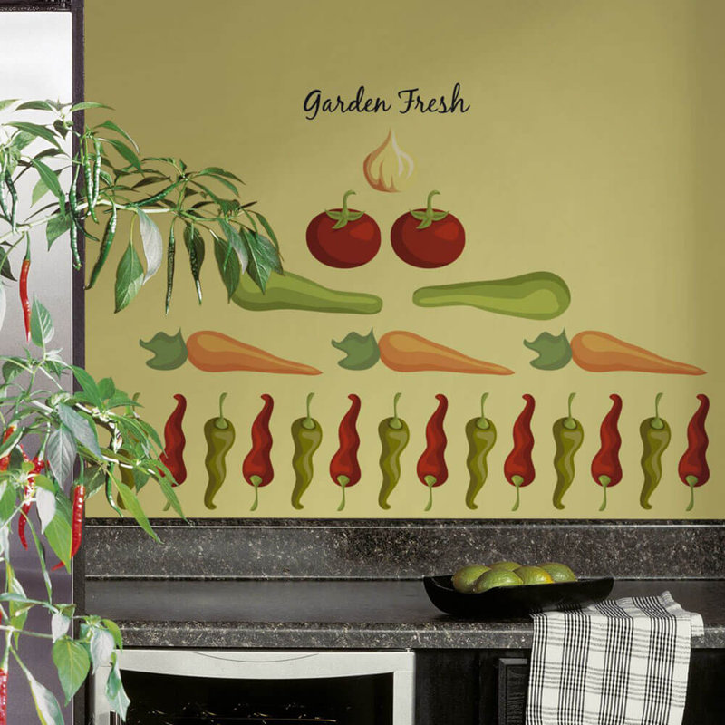 Décalcomanie murale fraîche du jardin