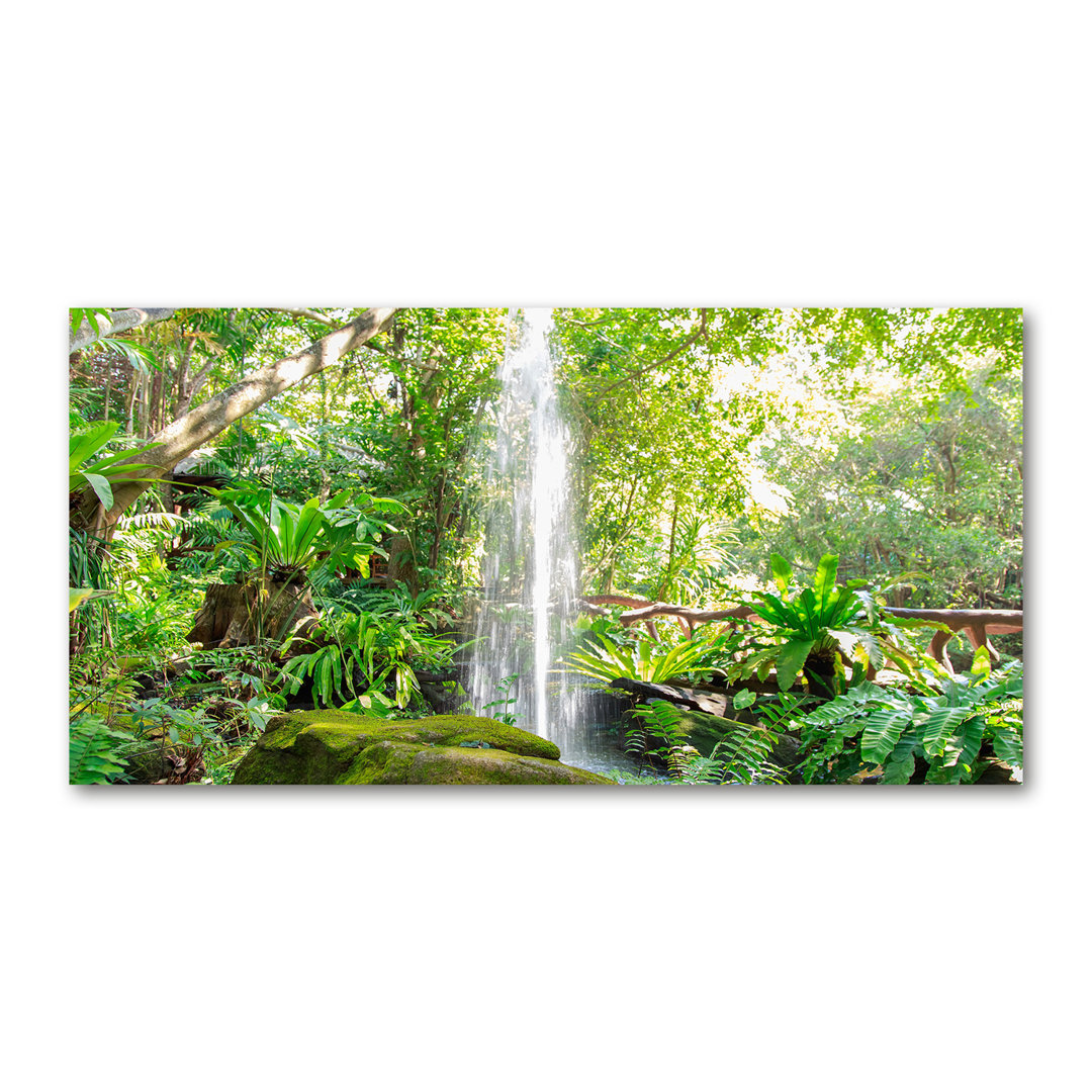 Wasserfall - Kunstdrucke auf Leinwand - Wrapped Canvas