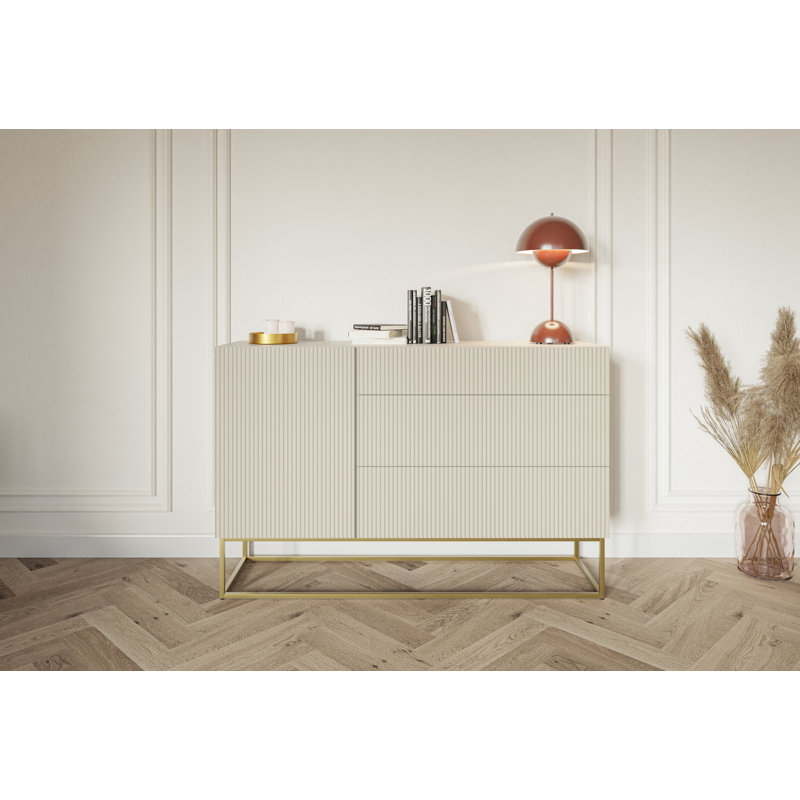 Janel 140cm Sideboard, Taupe