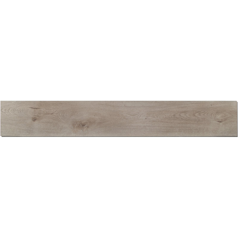 Estate Gray 7 in. x 48 in. 5mm 6mil Waterproof Rigid Core Luxury Vinyl Plank Flooring, Estate Gray