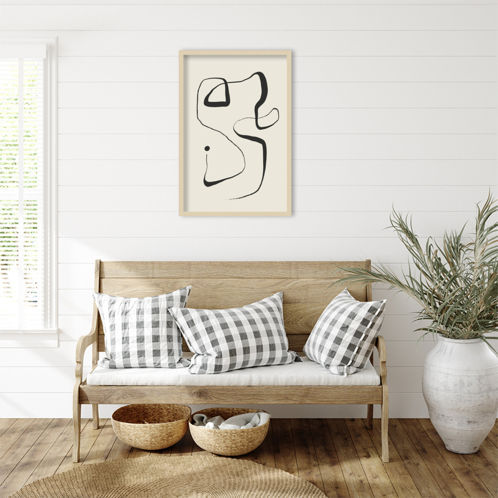 Galya "The Point" Print by Treechild, Brown, 33" H x 23" W