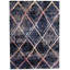 Tapis bleu marine / rouge Stigall-427100176