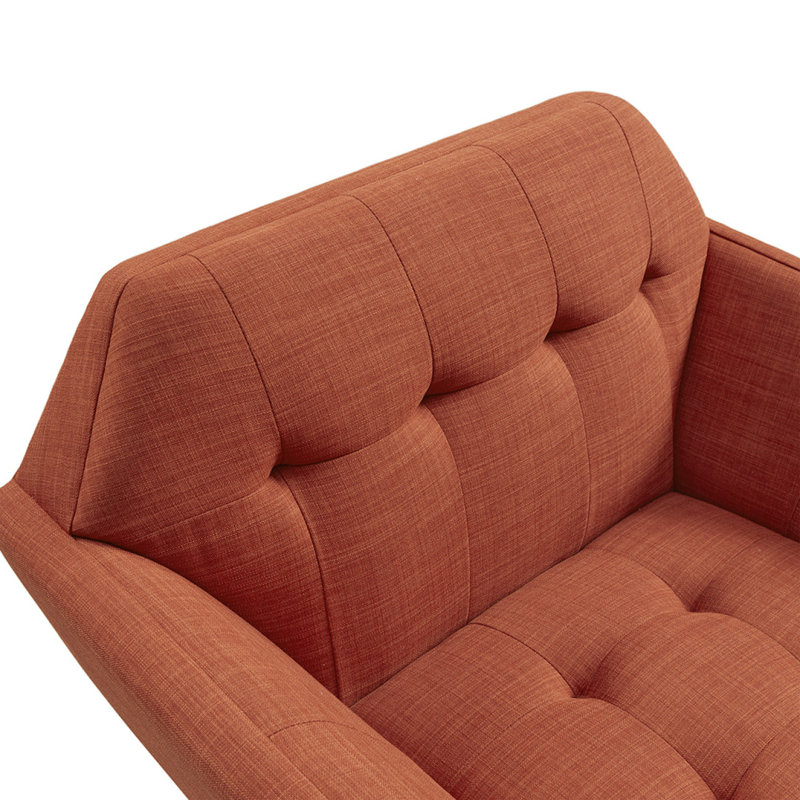 Méridienne, fauteuil d'appoint haut, fauteuil d'appoint moderne, fauteuil rembourré, Polyester épice