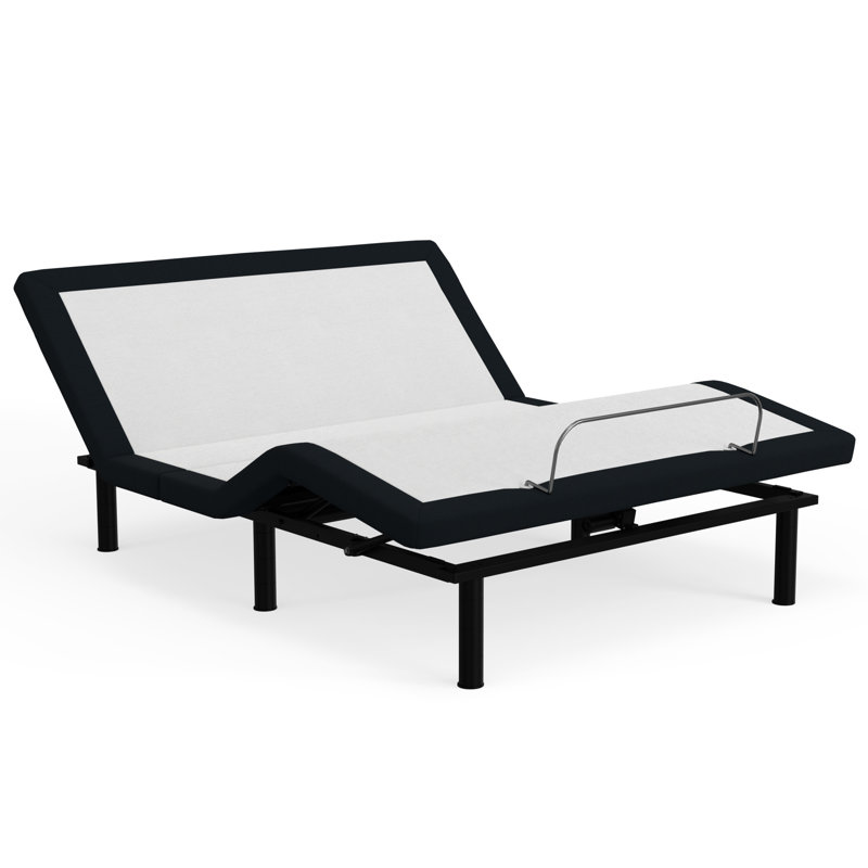 Base de lit réglable avec masseur, éclairage ambiant à DEL grand et nuit