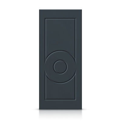 Hollow Paneled Painted without Installation Hardware Kit Slab Door
