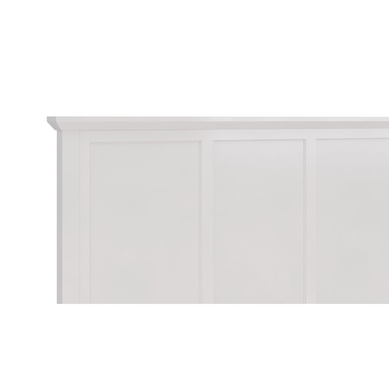 Lit plateforme avec rangement Renee, Reine, Blanc