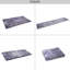 Tapis à poils courts 6 po x 9 po, antidérapant et pliable pour le salon, couloir - anthracite lavable sans perte de poils