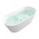 63" Solid Surface Soaking Bathtub