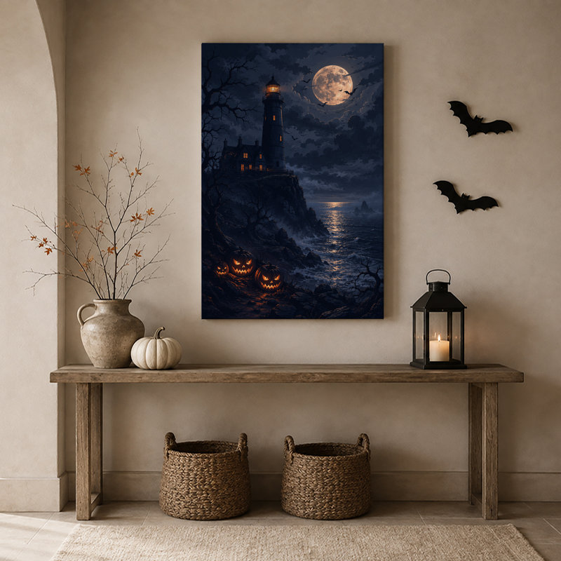 Art mural sur toile, "Haunted", H 24 po x l 16 po