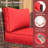 14-Piece Outdoor 3.5'' Replaceable Cushion Set Seat/Back Cushions Weather-Resistant Patio Conversation Seating Cushions For Backyard/Deck（Cushions Only without Sofa）-613963163