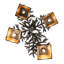 28" Wide Pine Branch Valley View 4 Light Chandelier
