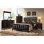 Ensemble de chambre à coucher avec commode 3 pièces Horne Cappuccino-80848691