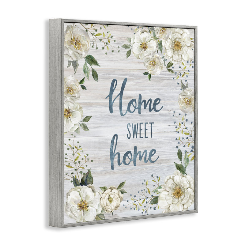 Art giclée encadrée Sweet Home par Carol Robinson, H 14 po x l 11 po, Estampe numérique Farmhouse