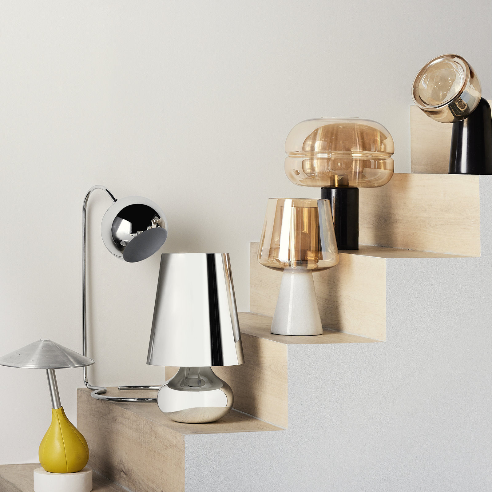 Pablo Designs Piccola Novelty Lamp, Mustard
