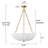 4-light Dimmable Empire Chandelier-117586377