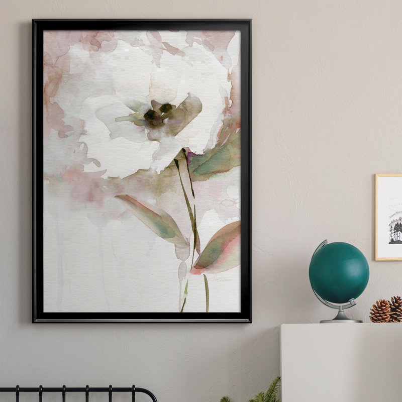 «Summer Bloom II», reproduction sur toile encadrée, H 30,5 po x l 42,5 po x P 1,5 po, Noir