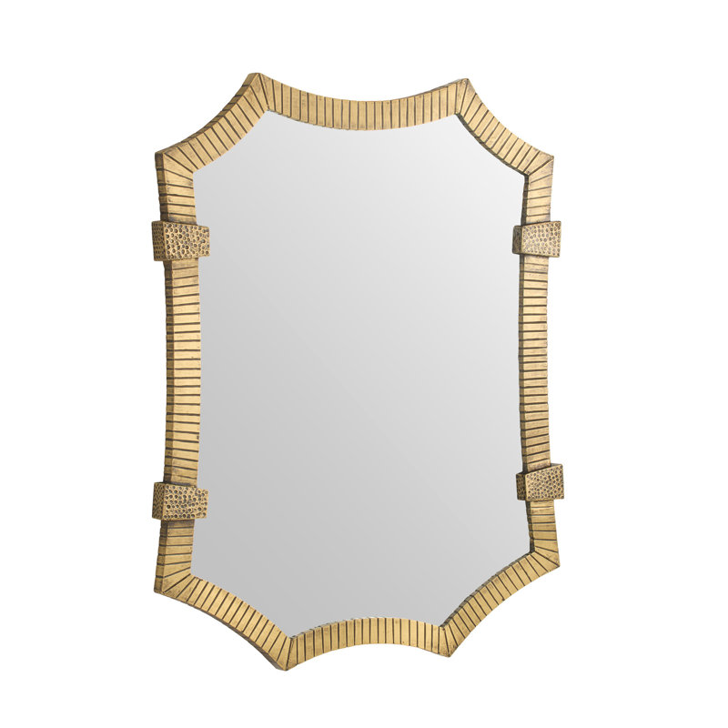 Monty Octagon Brass Mirror