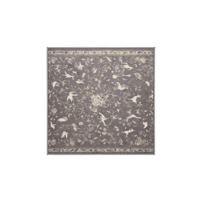 Machine Washable Gray Area Rug