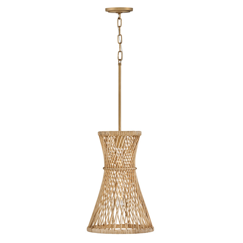 Luminaire suspendu géométrique 1 lumière Marselle, Or bruni
