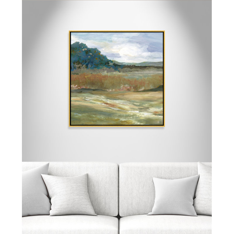 «Afprès Light» par Carol Robinson, H 31,5 po x l 31,5 po, Doré