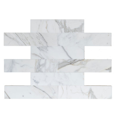 2.95x12 CALACATTA GOLD HONED & EASED