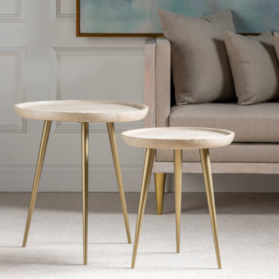 Ensemble de 2 tables d'appoint Tyringham