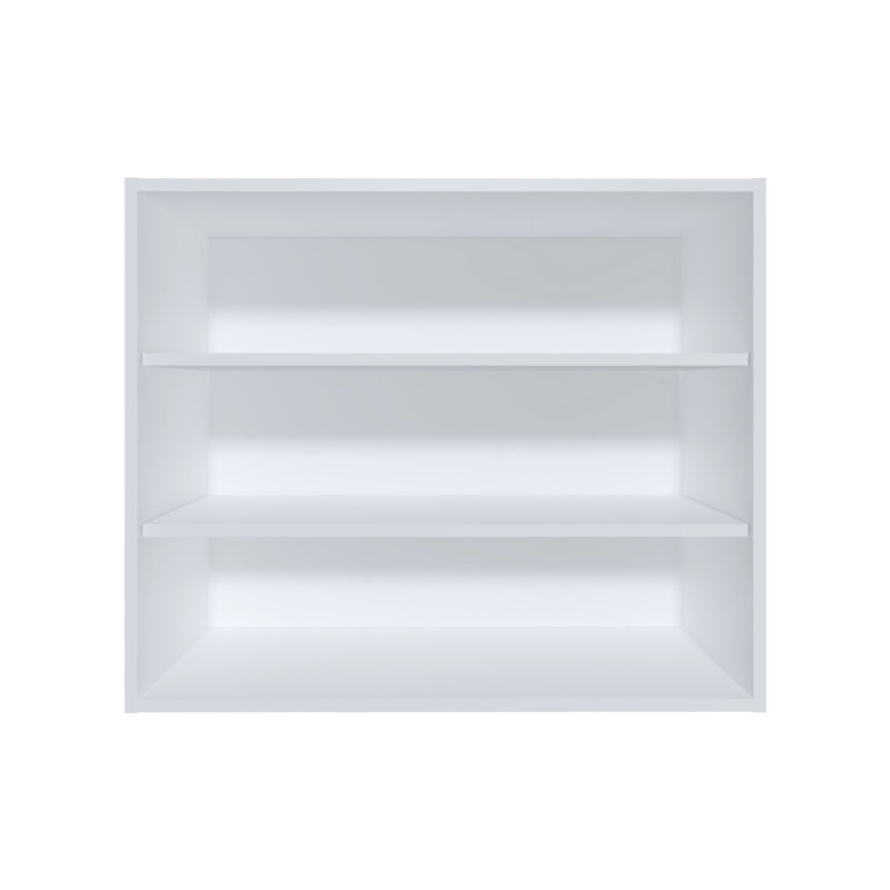 36" Wide Cube Storage Wall Cabinet, White - Modern And Functional For Bedroom, Office, Living Room, Garage 3 Maximizes Space Utilization In