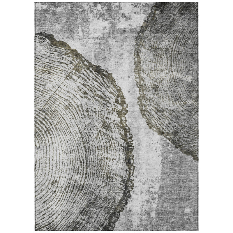 Kaysn Abstract Indoor / Outdoor Rug, Rectangle 8' x 10'