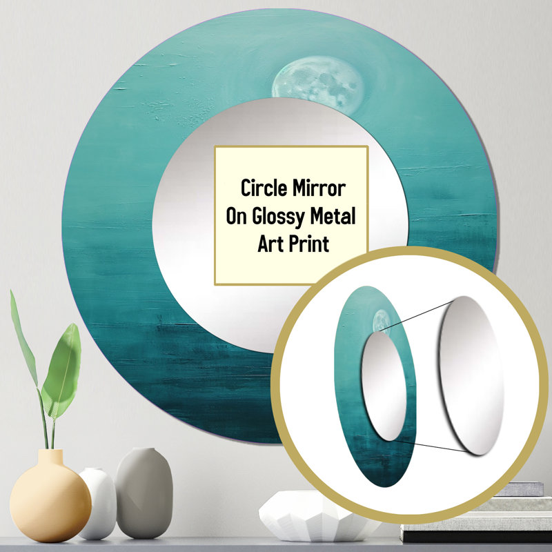 Dionte Metal Round Mirror