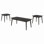 3-Piece Rectangular Coffee Table Set