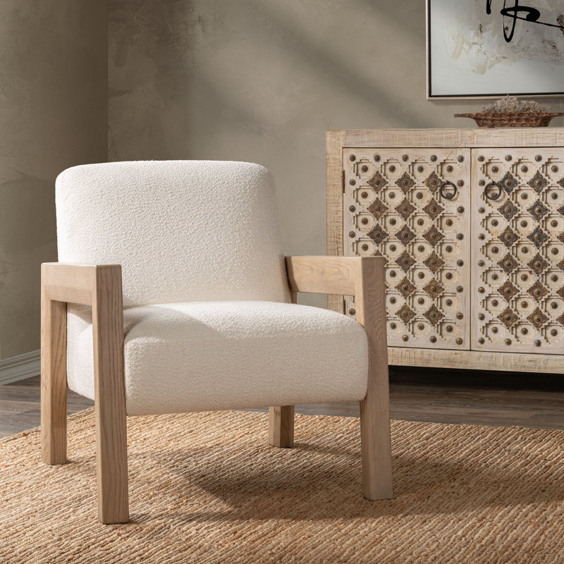 Aliza Upholstered Fabric Accent Chair