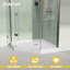 36 po P 36 po X P 5 1/2 po Base de douche H