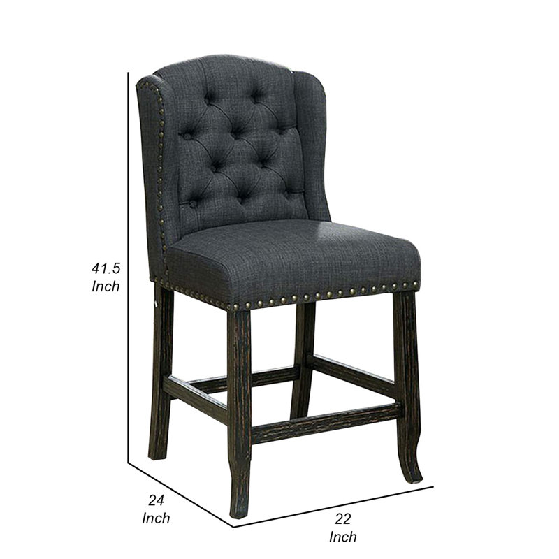 Tabouret Forrestal, Gris foncé