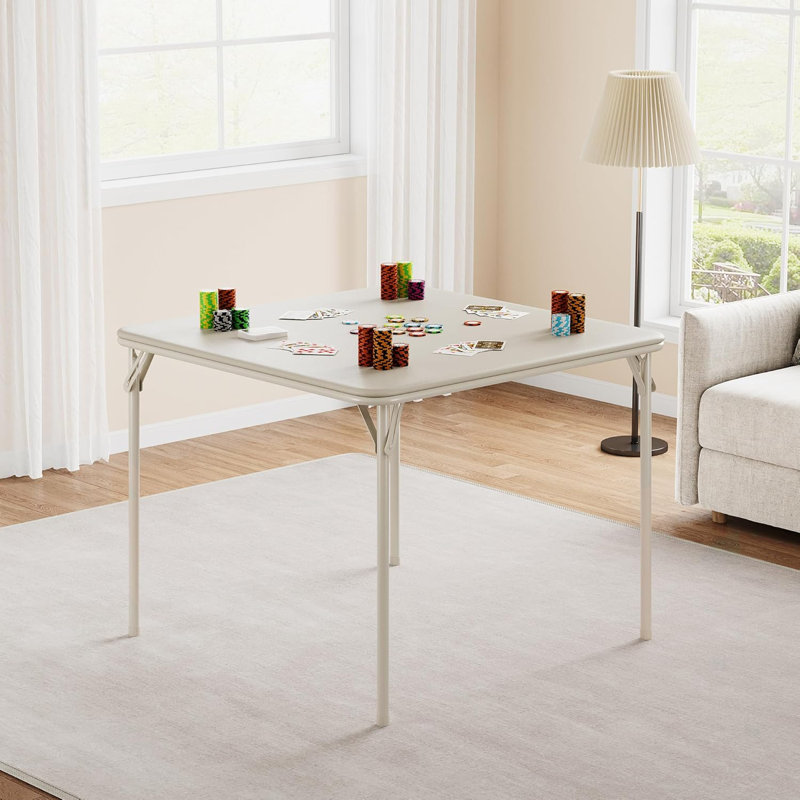 Folding Table, Beige