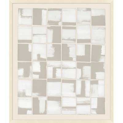 Remixed Neutrals Collage 2 Print by Mat Sanders