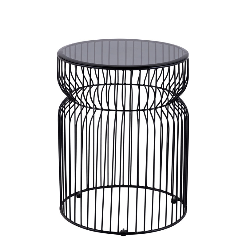 Table de bout, table d'appoint pour salon Modern Modern, Noir