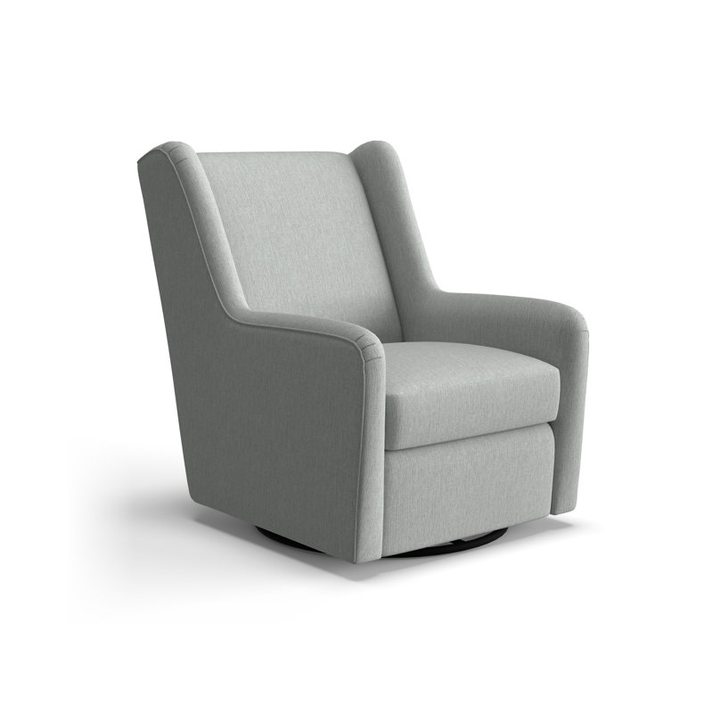 Fauteuil oscillant pivotant Miranda, Chenille radicale gris cendre performance