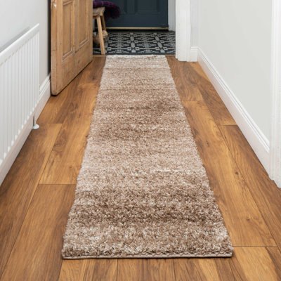 Digit Striped Shag Area Rug