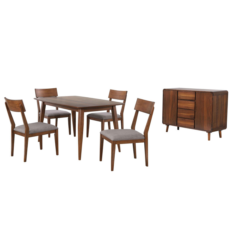 Phyllida 4 - Person Four Leg Dining Set, 30" H x 60" L x 36" W