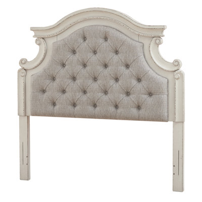 Mohn Upholstered Solid Wood Panel Headboard