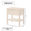 Table de chevet 1 tiroir Ardin-2095930628