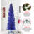 Blue Tinsel Tree with Clear Lights-1150307449