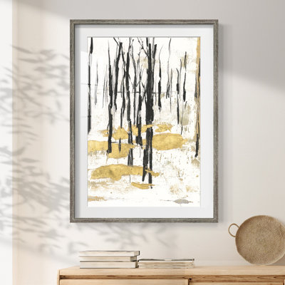 Hiver doré I - impression encadrée