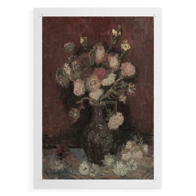Impression florale rétro CXIV - reproduction de toile seulement - non encadrée