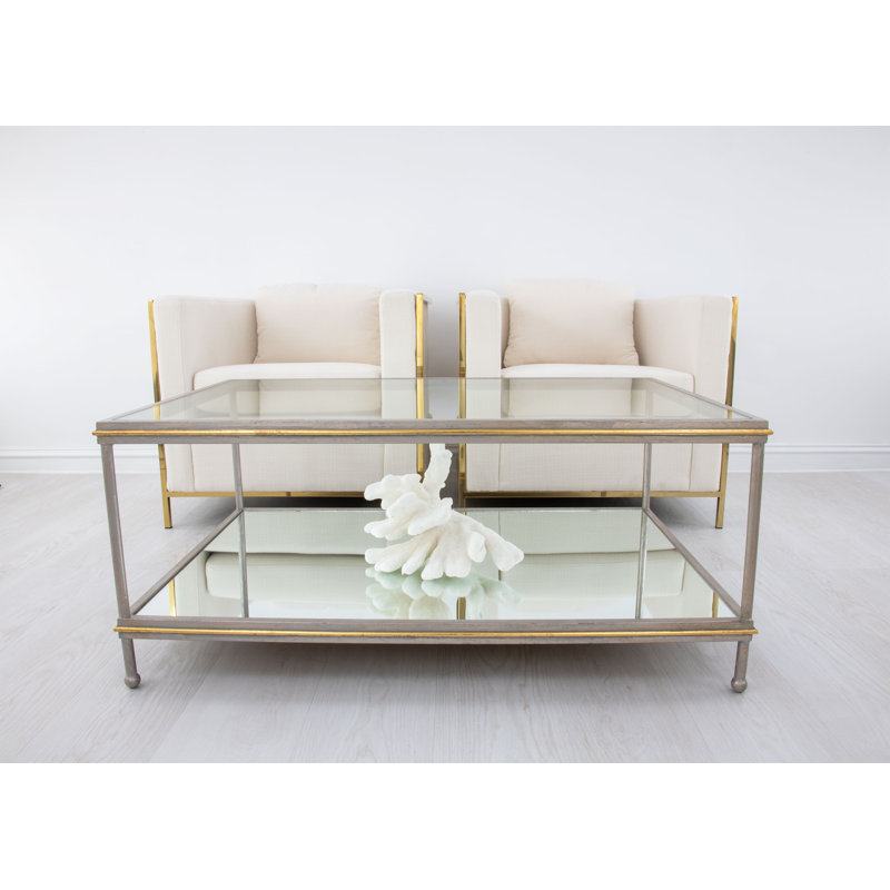 Lauren Coffee Table, Champagne/Gold