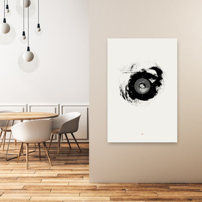 Art abstrait abstrait abstrait contemporain "Enso"