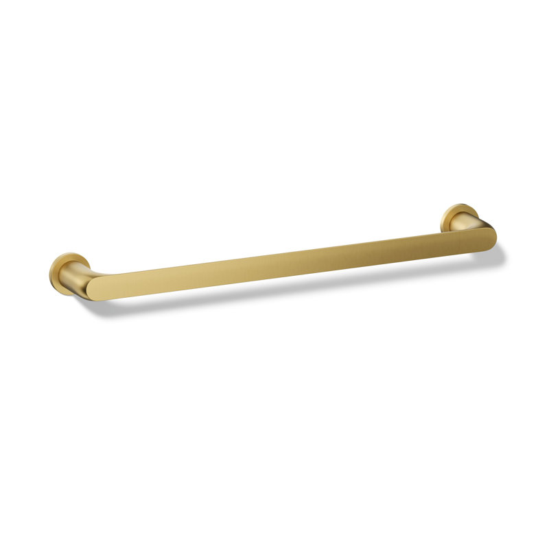 Avid Towel Bar, 18"W, Vibrant Brushed Moderne Brass