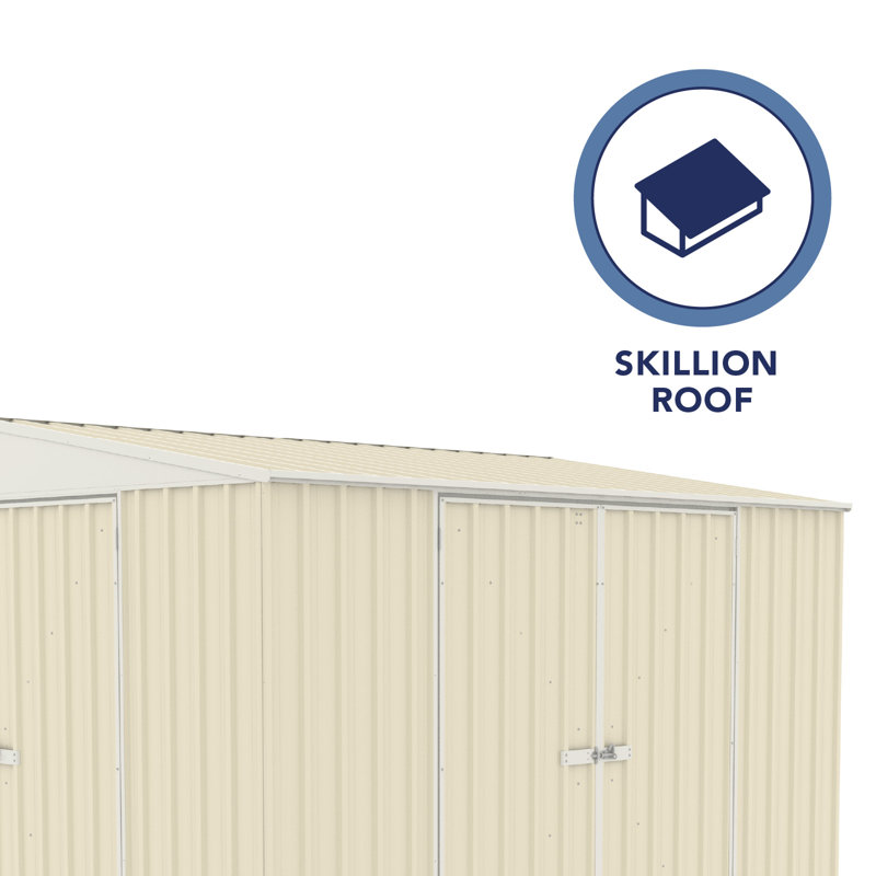 Durango 10' x 5' Cream Metal Lean-To Storage Shed
